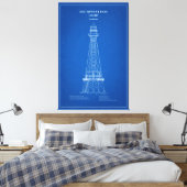 Südwest Pass Lighthouse - Louisiana - AD Leinwanddruck (Insitu (Schlafzimmer))