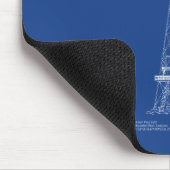 Südwest Pass Lighthouse - Louisiana - AD Mousepad (Ecke)