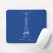 Südwest Pass Lighthouse - Louisiana - AD Mousepad (Mit Mouse)