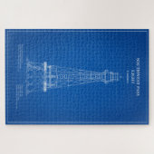 Südwest Pass Lighthouse - Louisiana - AD Puzzle (Horizontal)