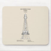 Südwest Pass Lighthouse - Louisiana - SBD Mousepad (Vorne)