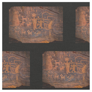Südwest Petroglyph Baumwollgewebe Stoff
