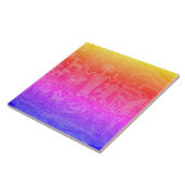 Südwest Petroglyph Deep Fluorescent Keramik Tile Fliese (Seite)