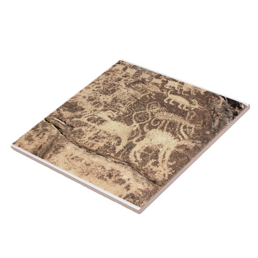 Südwest Petroglyph Hieroglyph Keramik Tile Fliese (Seite)