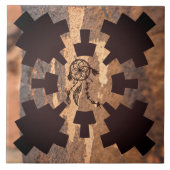 Südwest Petroglyph Indianerische Keramik Tile Fliese (Vorderseite)