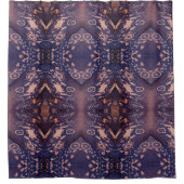 Südwest Petroglyph Indianerstamm Muster Duschvorhang (Vorderseite)