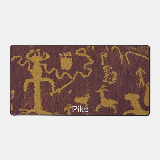 Südwest Petroglyph Personalisiert Schreibtischunterlage (Vorderseite)