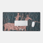 Südwest Petroglyph Personalisiert Schreibtischunterlage (Tastatur & Maus)