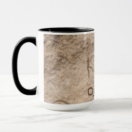 Südwest-Petroglyphen benutzerdefinierter Stamm/Nam Tasse