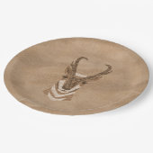 Südwest Pronghorn Antelope Face Paper Teller (Schrägansicht)