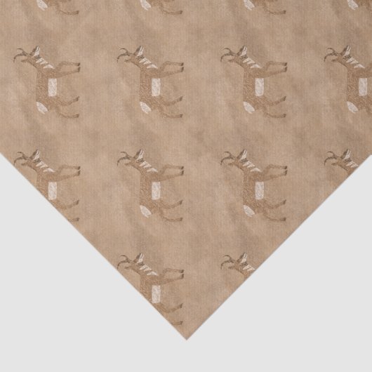 Südwest Pronghorn Antelope Seidenpapier (Ausschnitt)