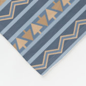 Südwest Pronghorn Antelopes Blue Border Medium Fleecedecke (Ecke)