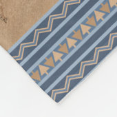 Südwest Pronghorn Antelopes Blue Border Small Fleecedecke (Ecke)