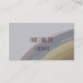 Südwest Rainbow Agate Visitenkarte (Rückseite)