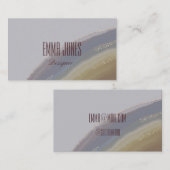 Südwest Rainbow Agate Visitenkarte (Vorne/Hinten)