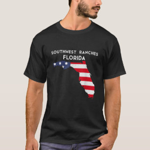Südwest Ranches Florida USA Staat Amerika Reisen T-Shirt