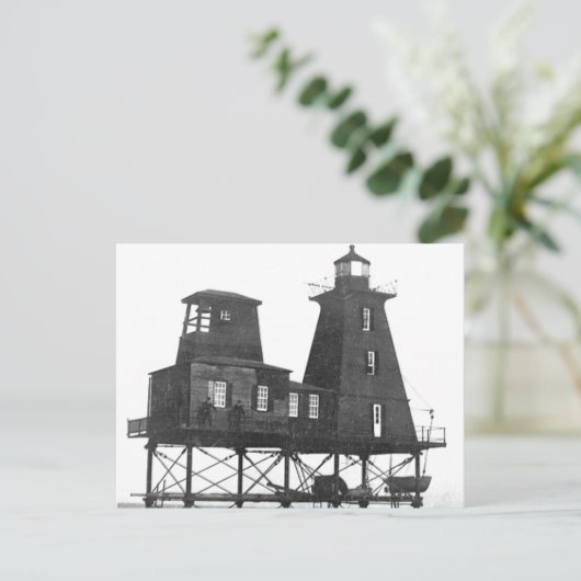 Südwest Reef Lighthouse Postkarte (Stehend Vorderseite)