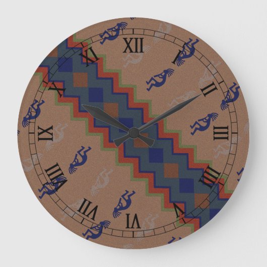 Südwest Retro Große Wanduhr (Vorderseite)
