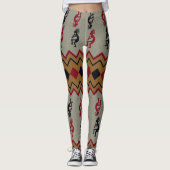 Südwest Retro Leggings (Vorderseite)