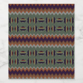 Südwest Retro Weinetikett (Einzelnes Label)