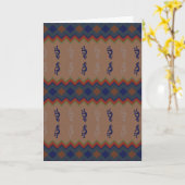 Südwest-Retrokarte Karte (Gelbe Blume)