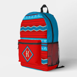 Südwest River Canyon Red Turquoise Personalisiert Bedruckter Rucksack