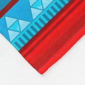 Südwest River Canyon Red und Türkis Fleecedecke (Ecke)