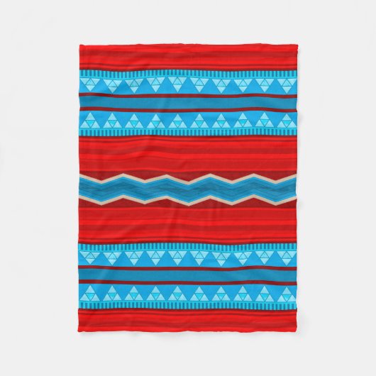 Südwest River Canyon Red und Türkis Fleecedecke (Vorderseite)