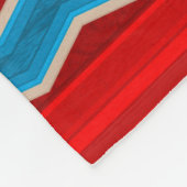 Südwest River Canyon Red und Turquoise Medium Fleecedecke (Ecke)