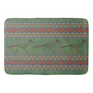 Südwest Roadrunner Sagebrush Green Bath Mat Badematte