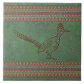 Südwest Roadrunner Sagebrush Green Fliese (Vorderseite)