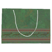 Südwest Roadrunner Sagebrush Green Große Geschenktüte (Rückseite)