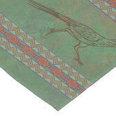 Südwest Roadrunner Sagebrush Green Großer Tischläufer (Ecke)