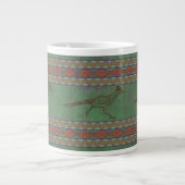 Südwest Roadrunner Sagebrush Green Jumbo-Tasse (Vorderseite)