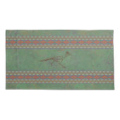 Südwest Roadrunner Sagebrush Green Kissenbezug (Rückseite-Links)