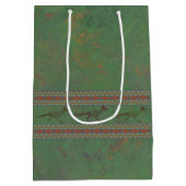 Südwest Roadrunner Sagebrush Green Mittlere Geschenktüte (Rückseite)