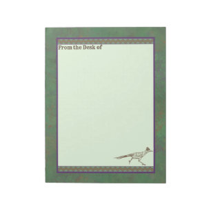 Südwest Roadrunner Sagebrush Green Notizblock