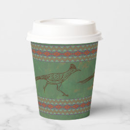Südwest Roadrunner Sagebrush Green Pappbecher