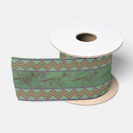 Südwest Roadrunner Sagebrush Green Satinband