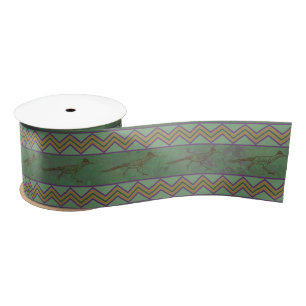 Südwest Roadrunner Sagebrush Green Satinband