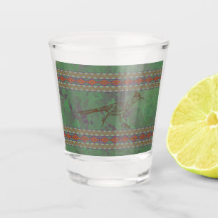 Südwest Roadrunner Sagebrush Green Schnapsglas
