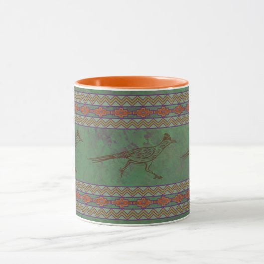 Südwest Roadrunner Sagebrush Green Tasse (Zentrum)