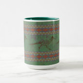 Südwest Roadrunner Sagebrush Green Tasse (Zentrum)