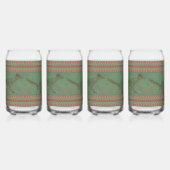 Südwest Roadrunners Trio Geometric Border Green Dosenglas (Rechts)