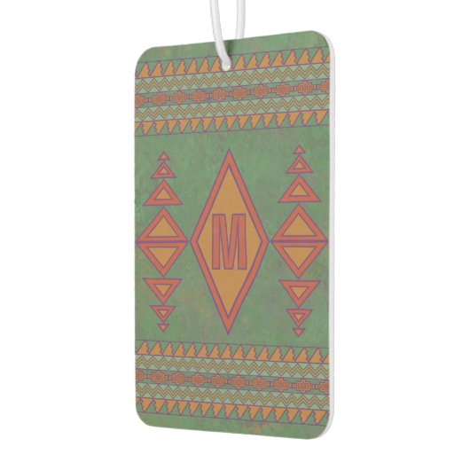 Südwest-Sagebrush Grüne Geometrie Autolufterfrischer (Links)