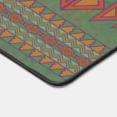 Südwest-Sagebrush Grünes geometrisches Design Schreibtischunterlage (Ecke)