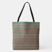 Südwest-Sagebrush Grünes geometrisches Design Tasche (Vorderseite)