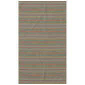 Südwest-Sagebrush Grünes geometrisches Design Tischdecke (Vorderseite)