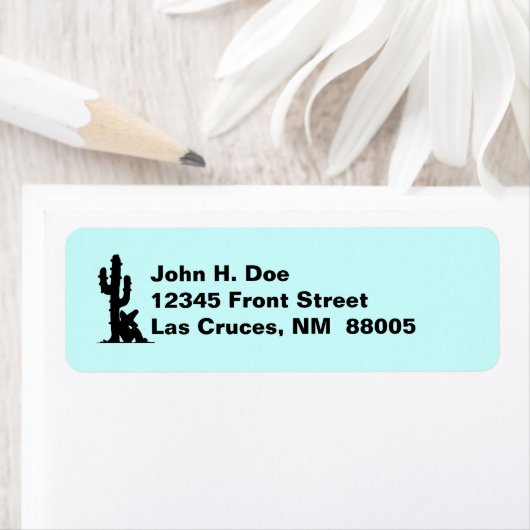 Südwest Saguaro Cactus Siesta Address Labels (Insitu)