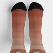 Südwest Sandstone Canyon Pattern Socken (Oben)